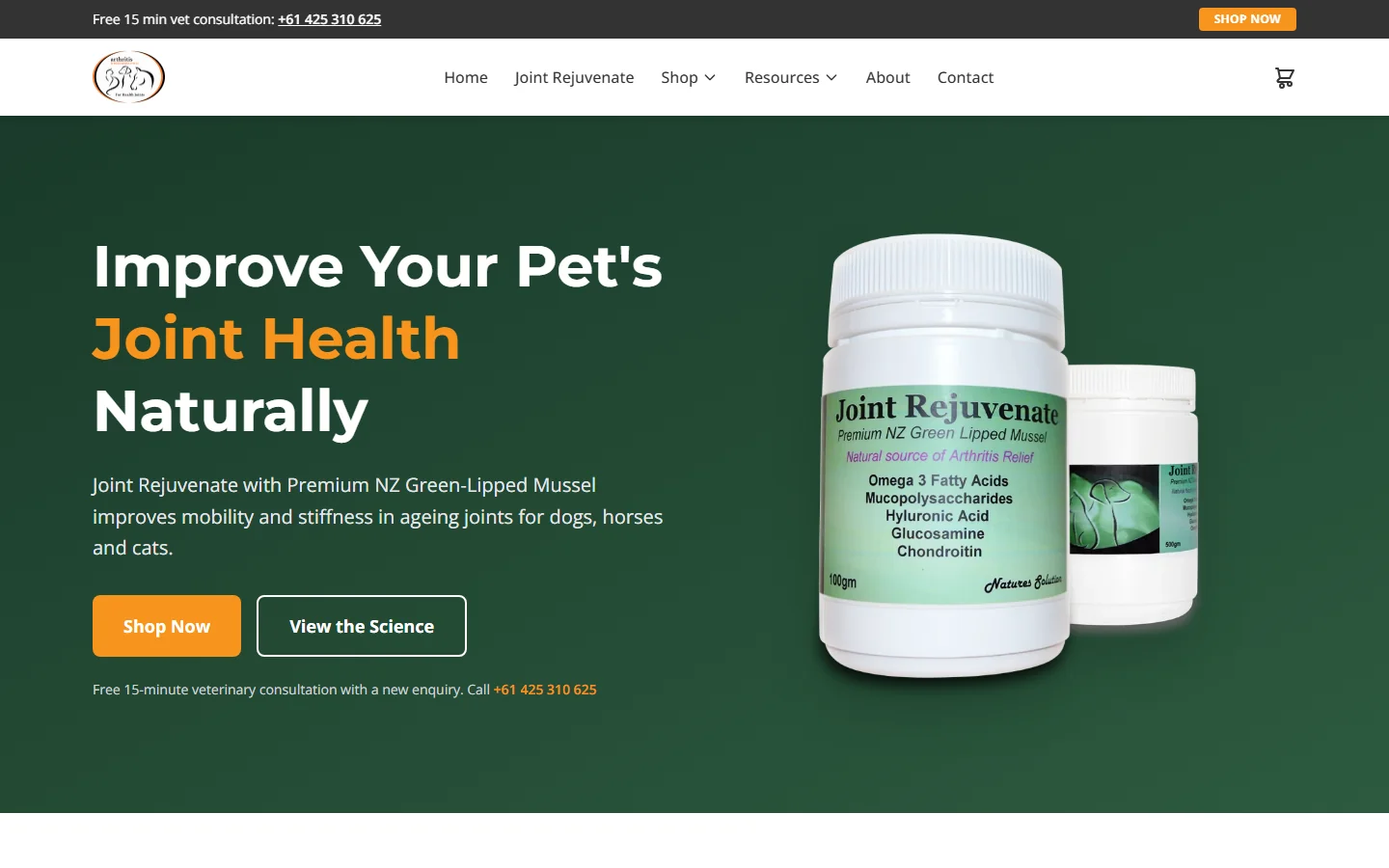Arthritis Treatments website screenshot